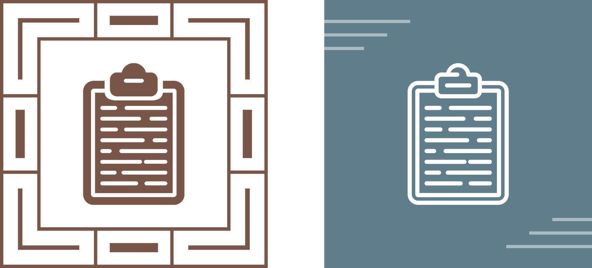 Clipboard Vector Icon