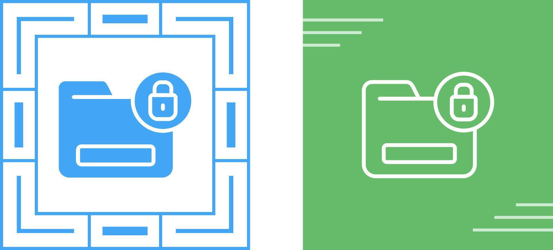 Document Encryption Vector Icon