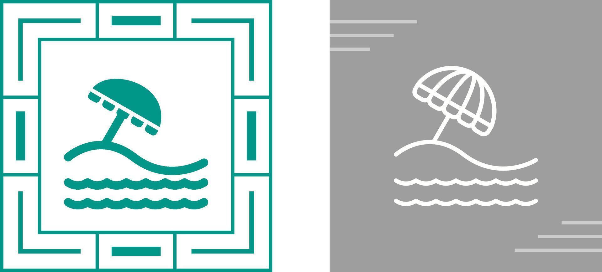 Beach Vector Icon