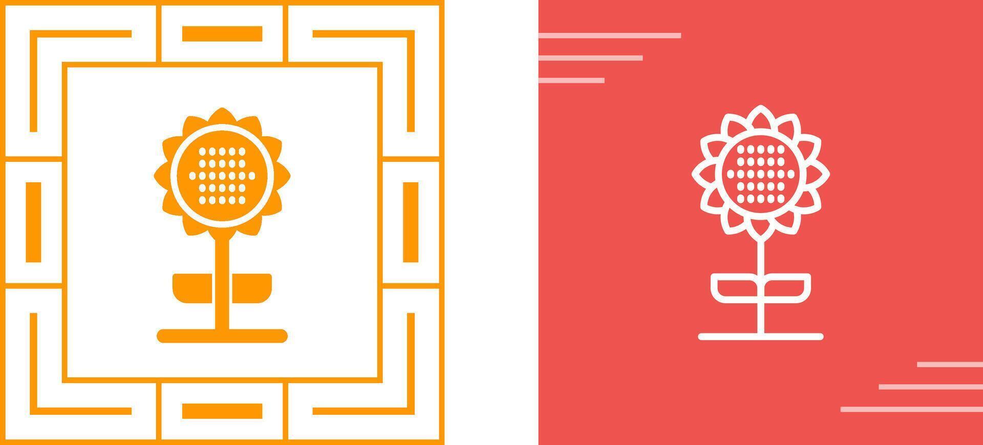 Sunflower Vector Icon