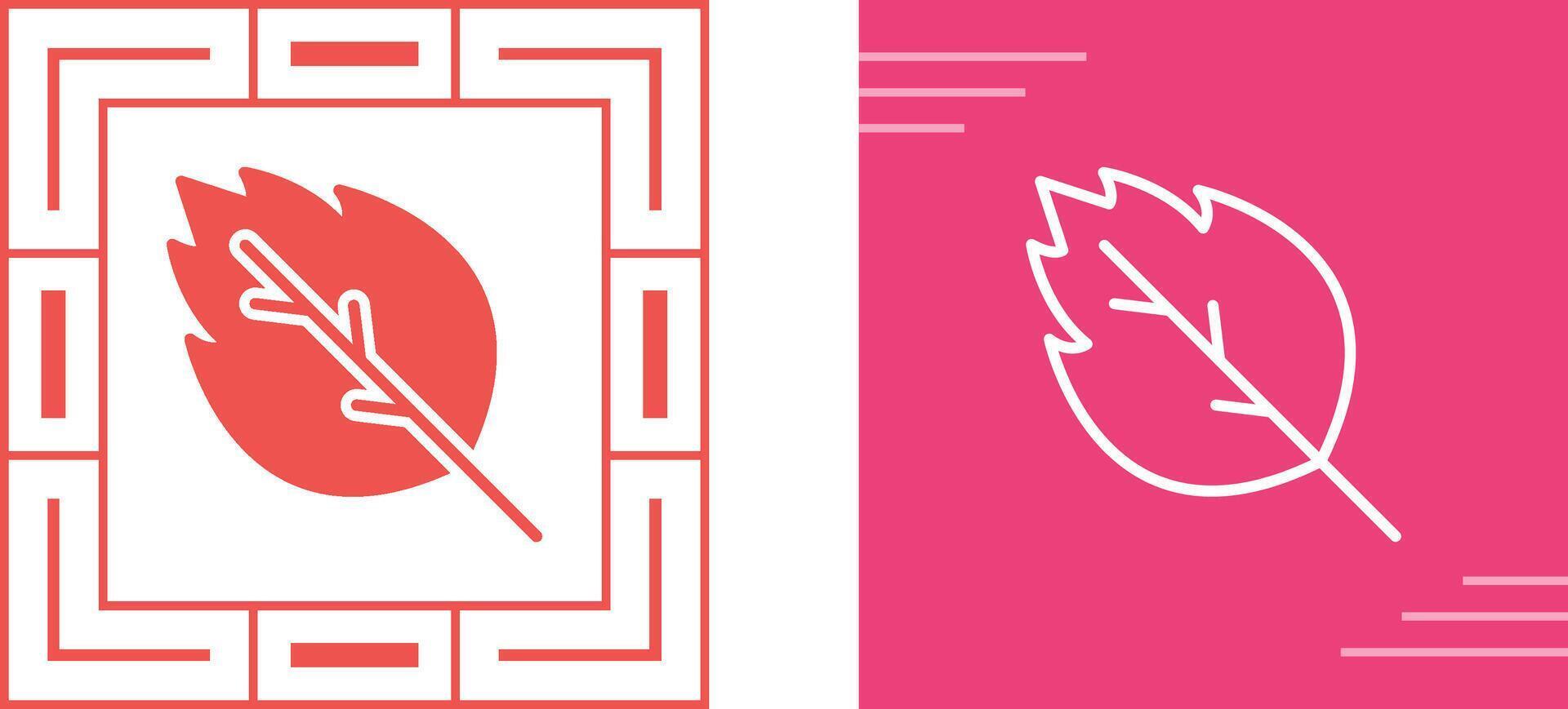 Oak leaf Vector Icon