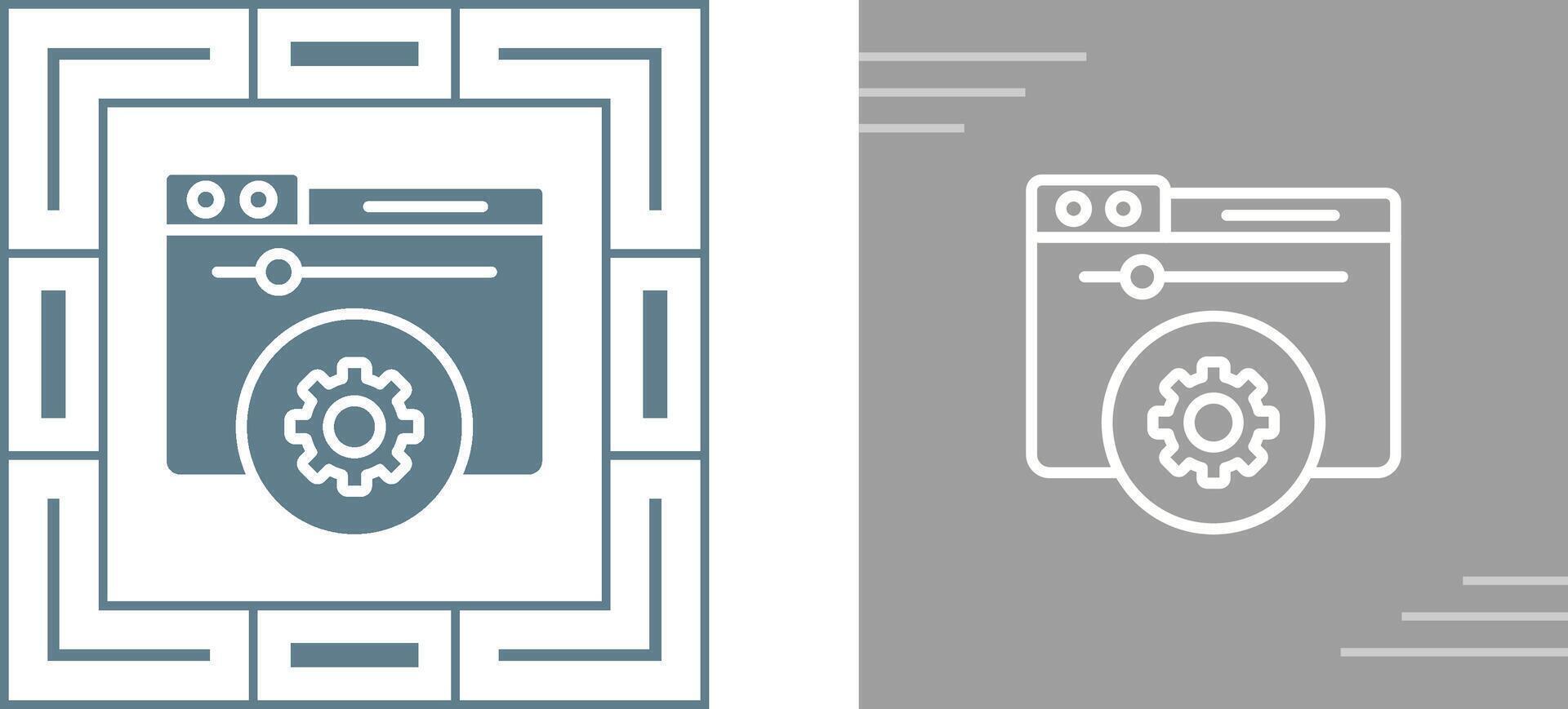 Hosting Control Panel Vector Icon