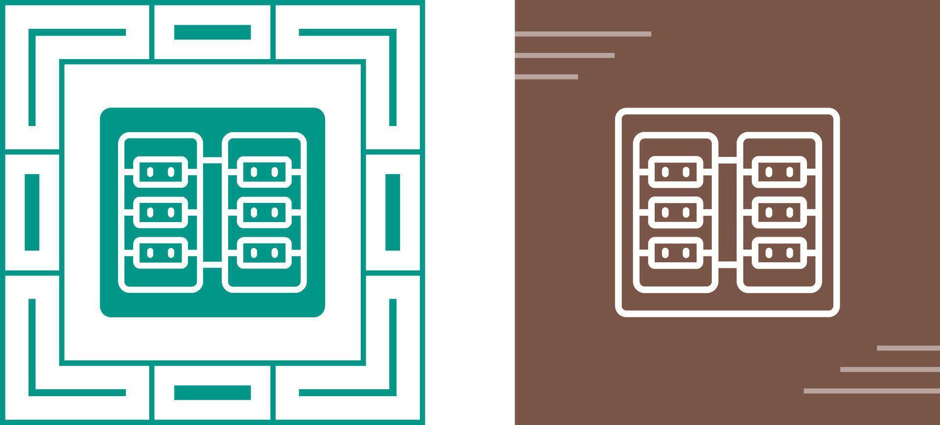 Server Room Vector Icon