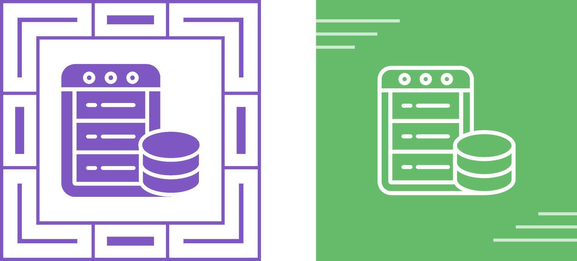 Database Vector Icon