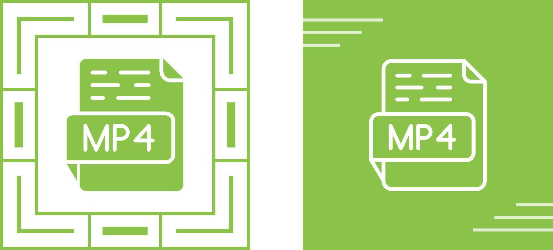 MP4 Vector Icon