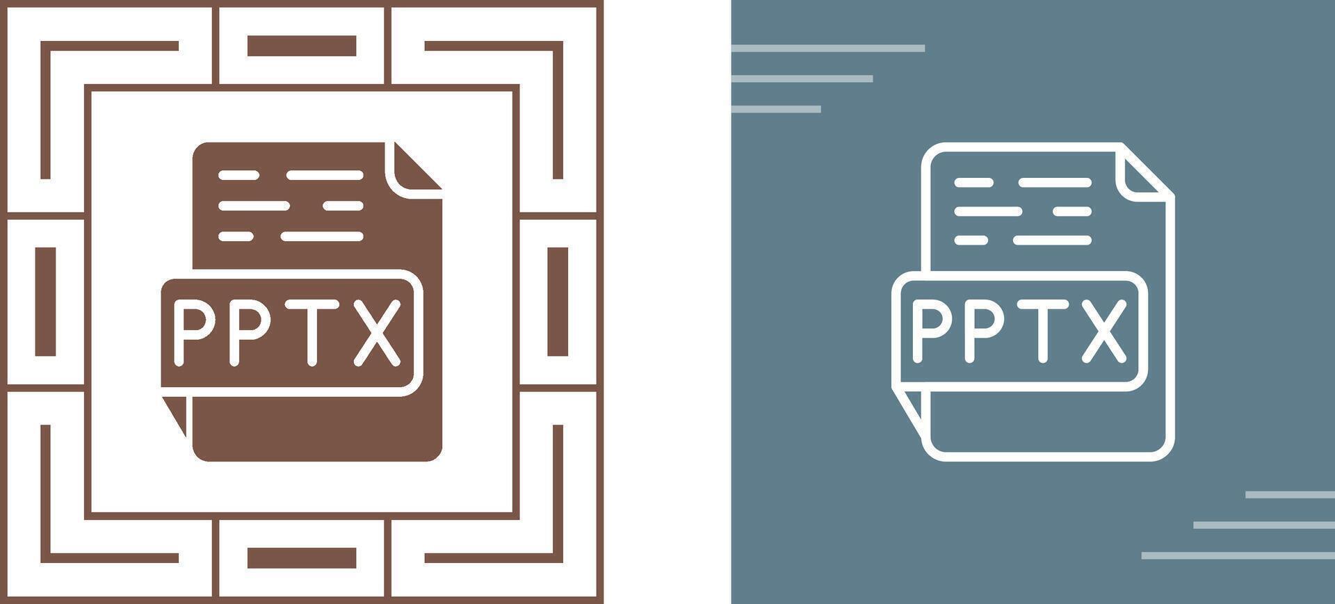 PPTX Vector Icon