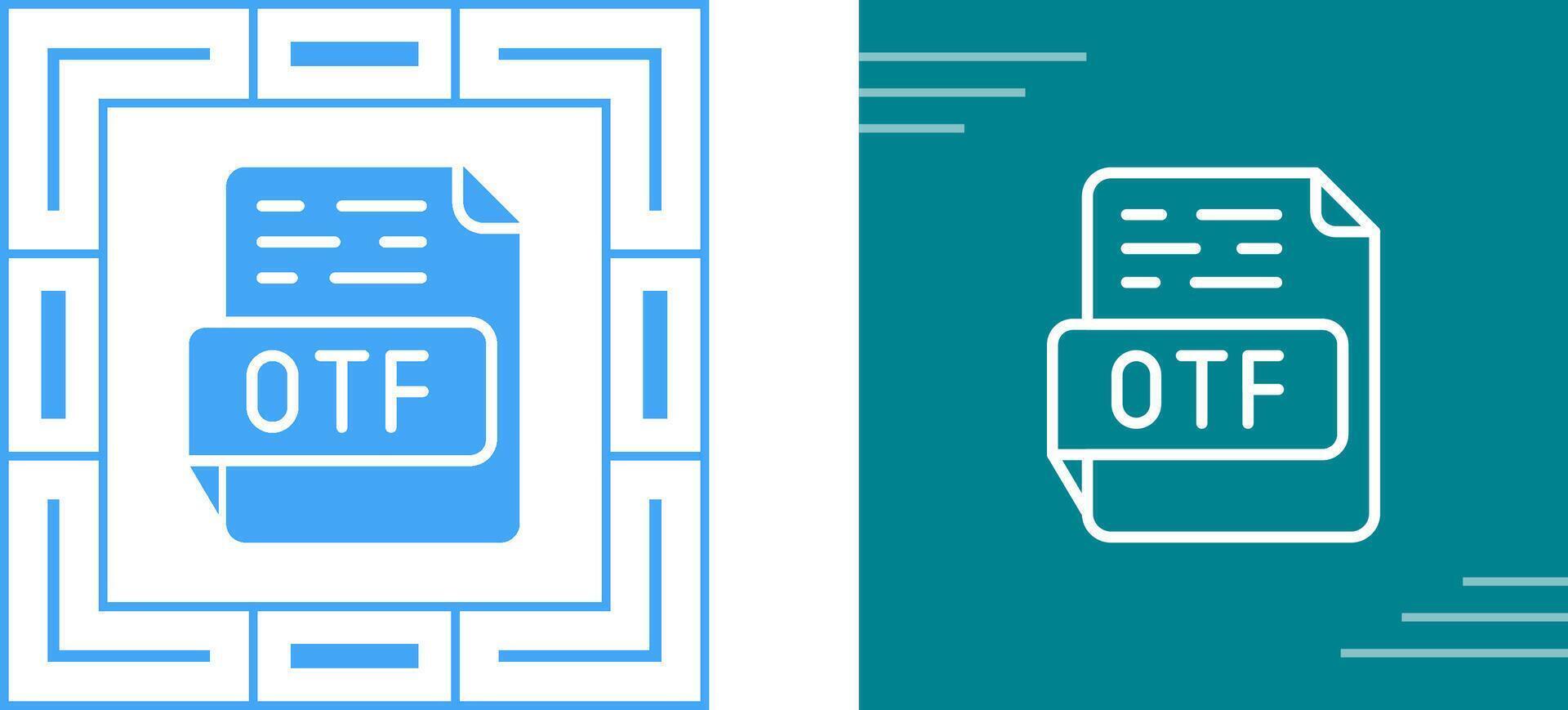 OTF Vector Icon