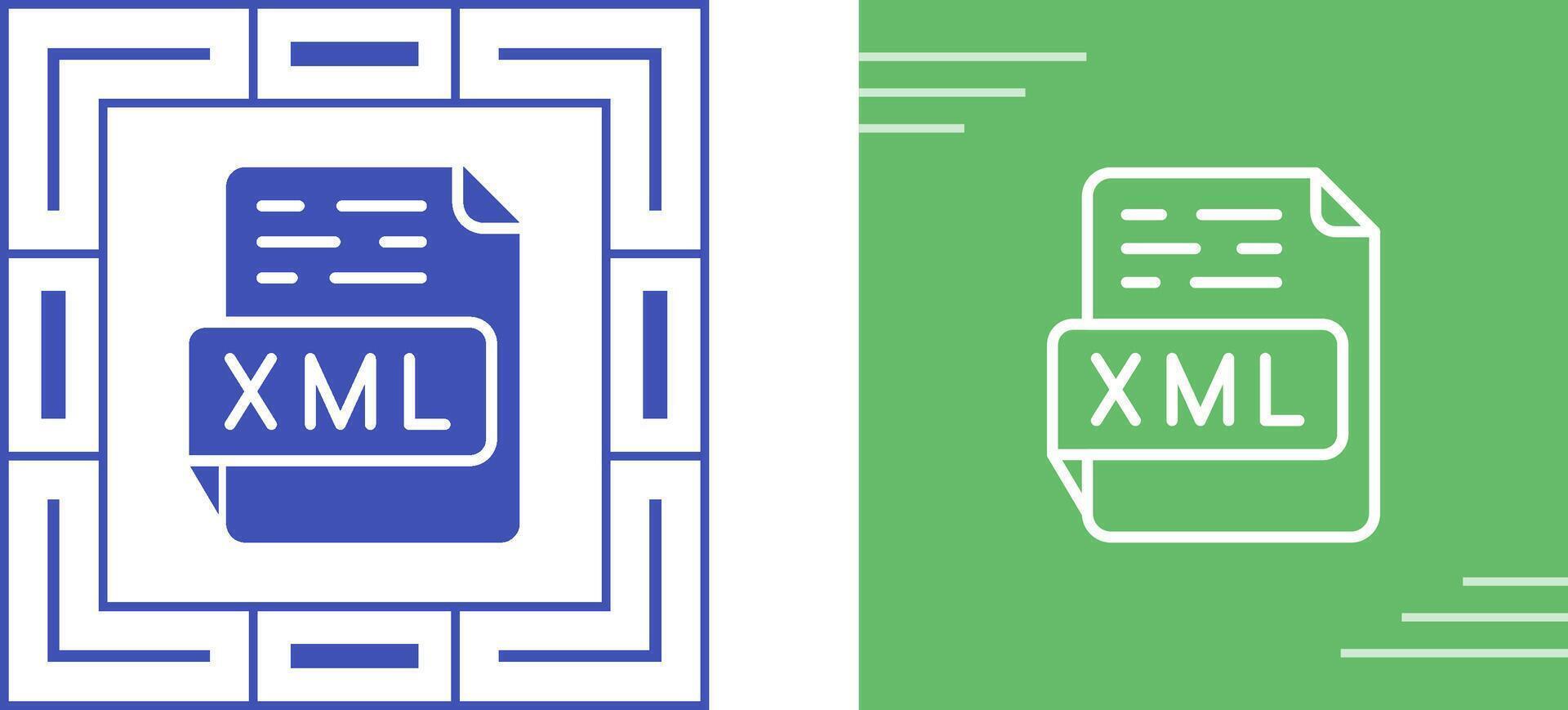XML Vector Icon