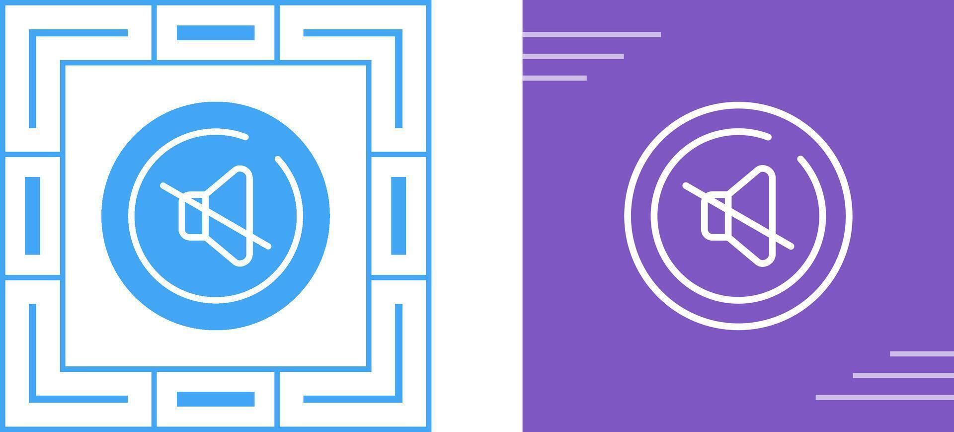 Volume Off Circle Vector Icon
