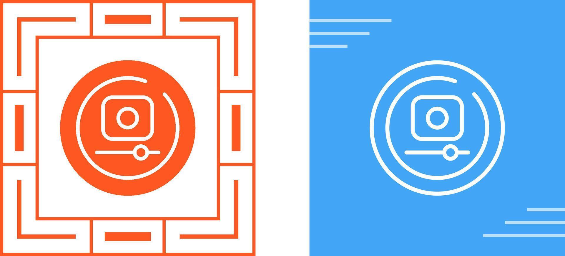 Video Record Circle Vector Icon