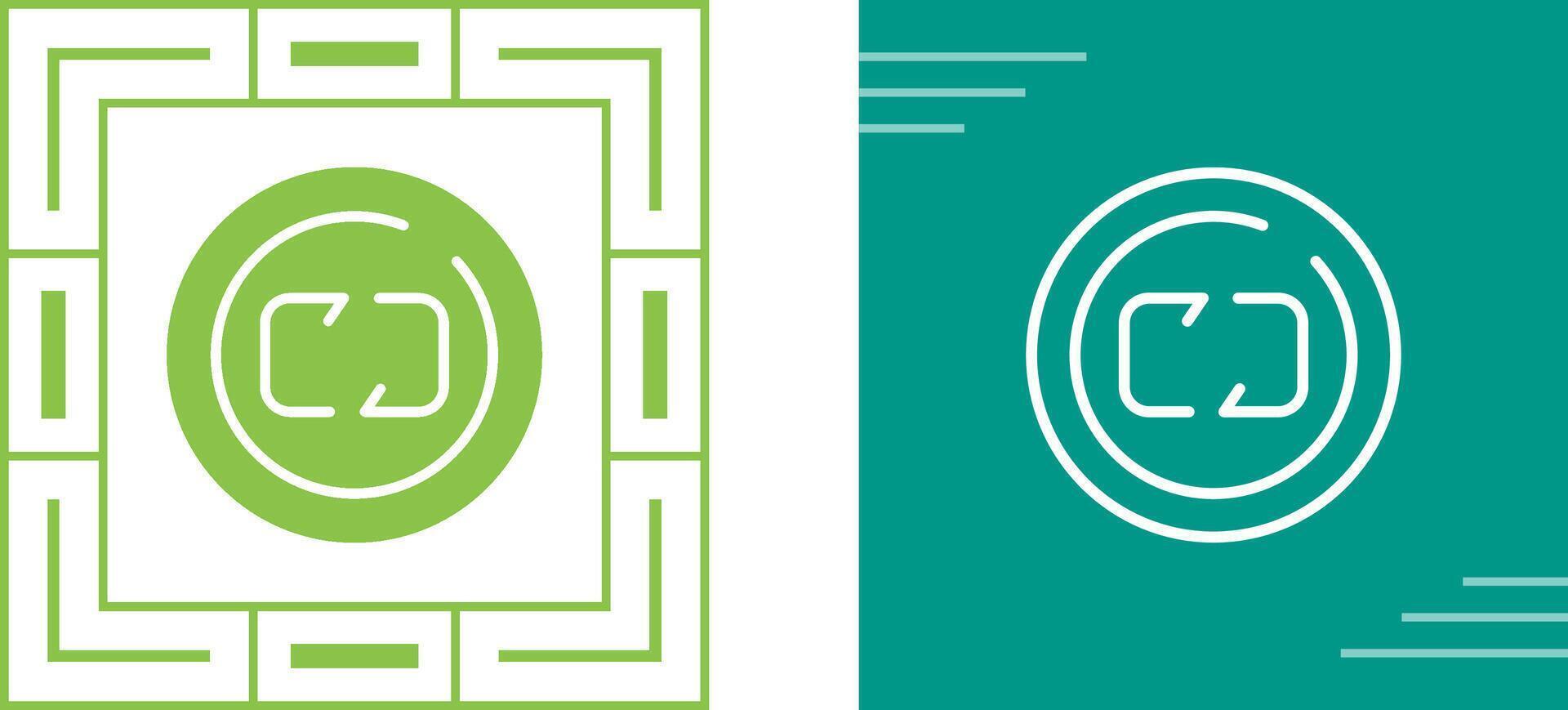 Repeat Circle Vector Icon