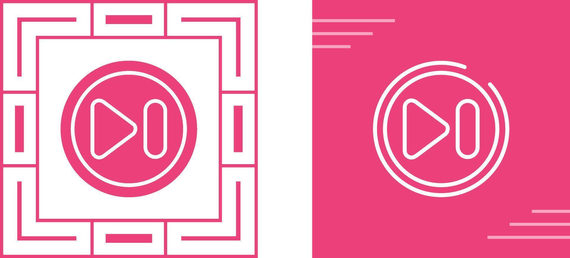 Next Track Button Vector Icon