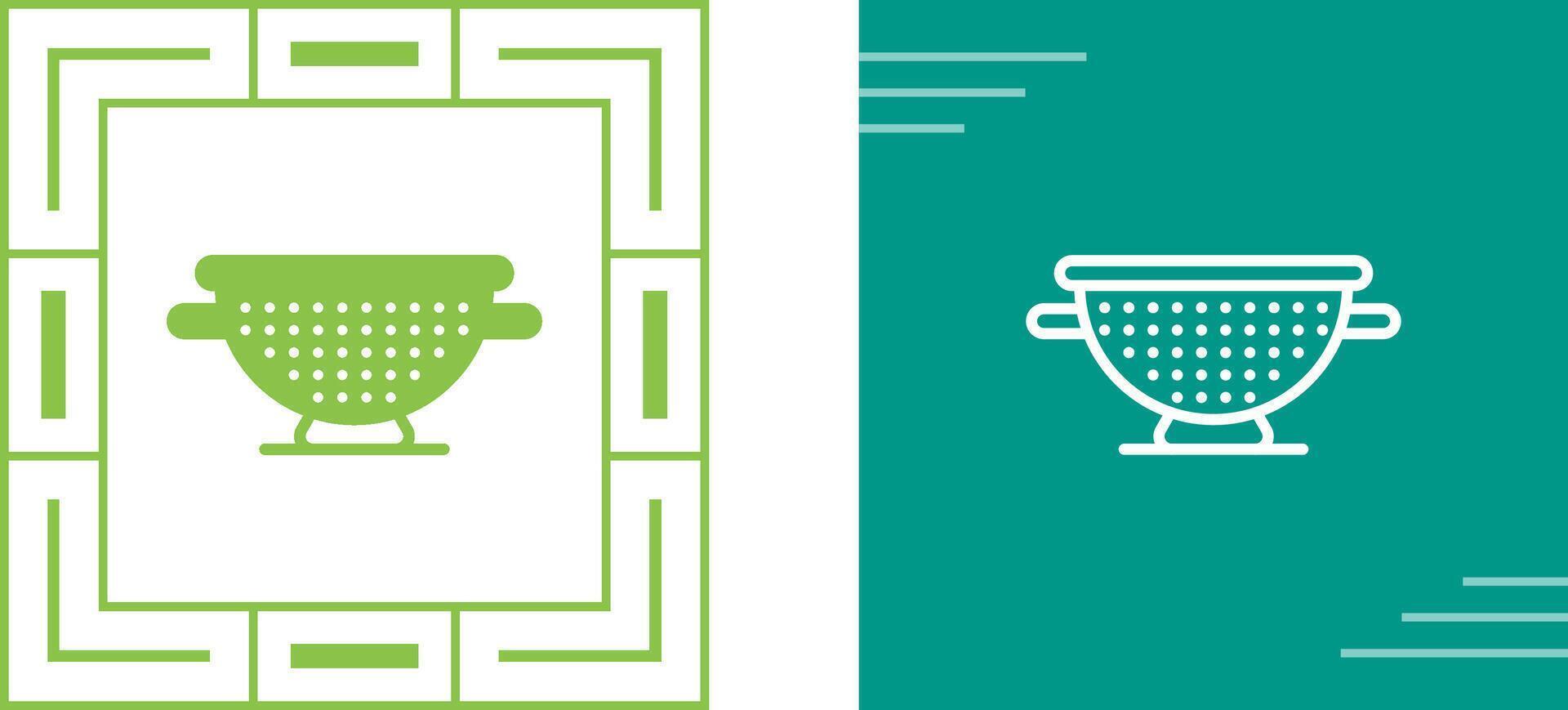 Colander Vector Icon