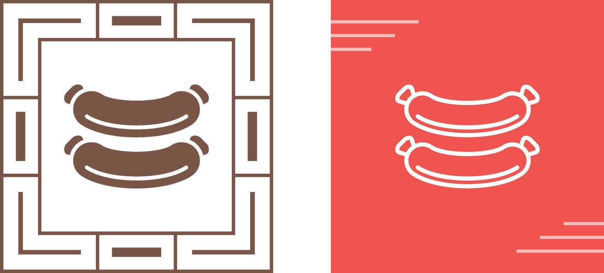 Sausage Vector Icon