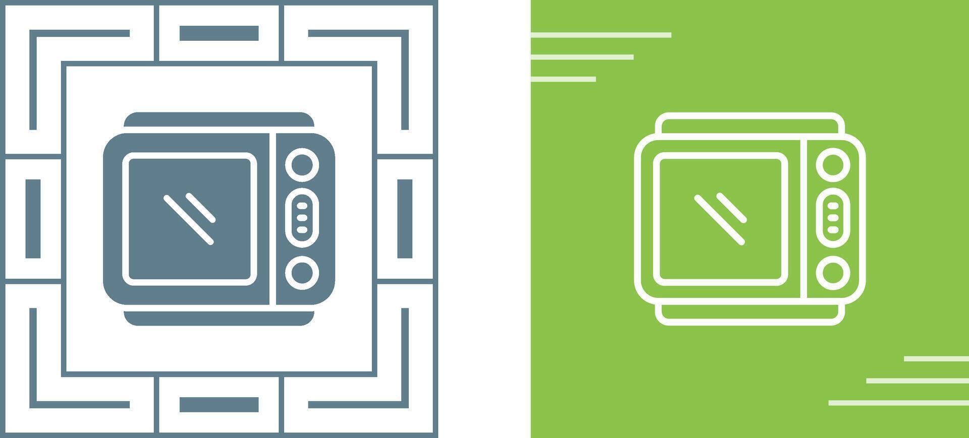 Microwave Vector Icon