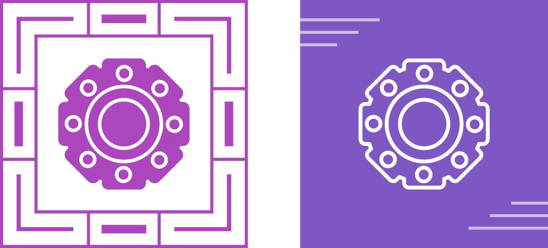 Unique Two Icons Set vector