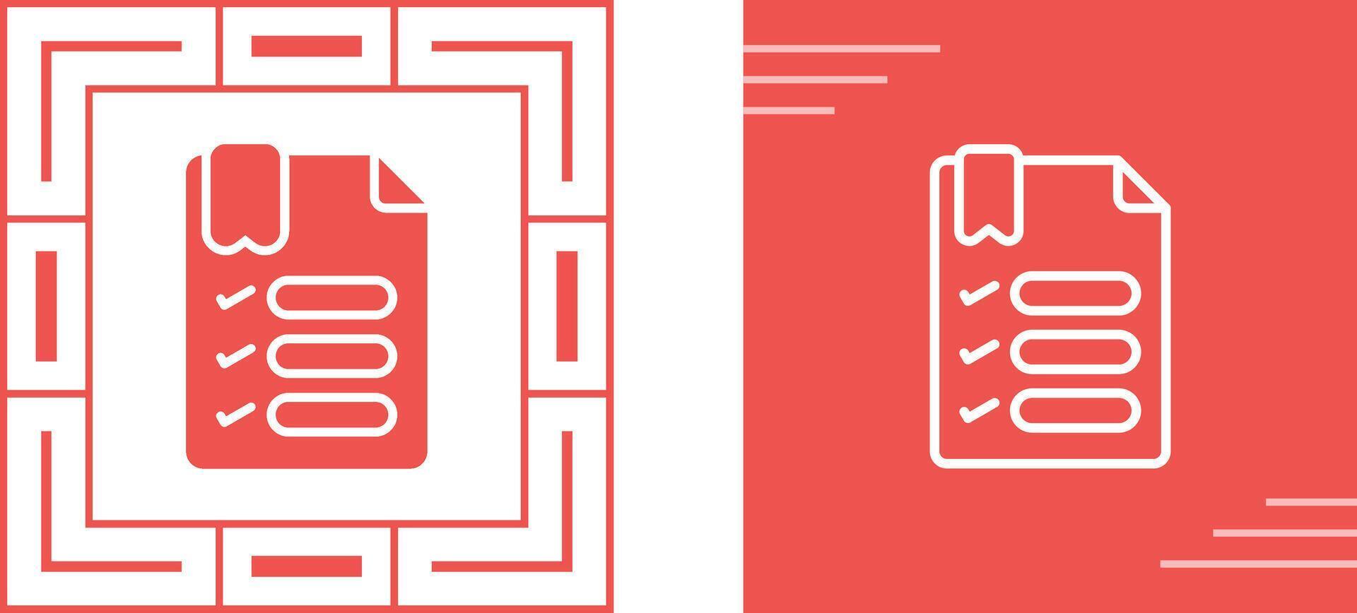 List Vector Icon