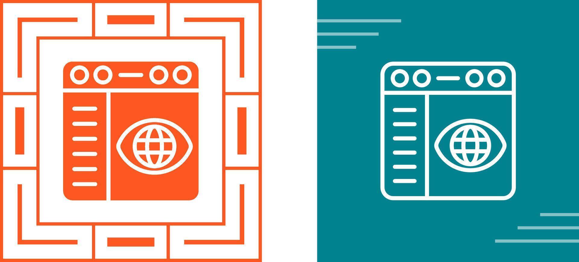 Browser Settings Vector Icon
