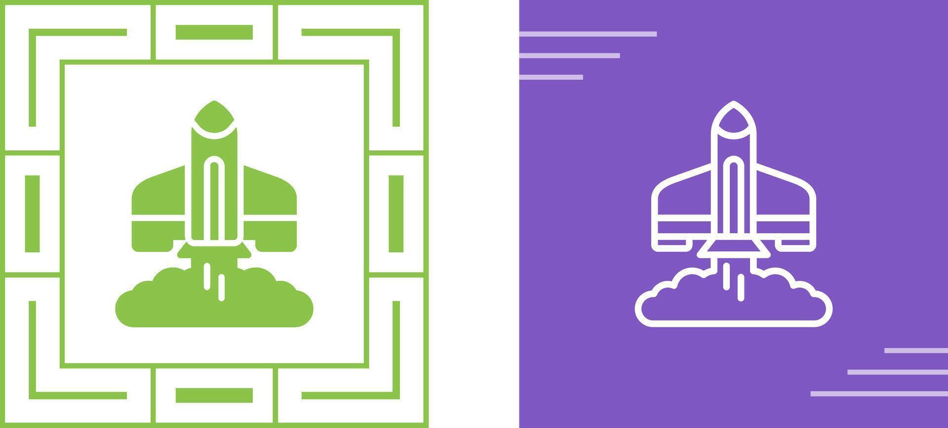 Rocket Launch Vector Icon
