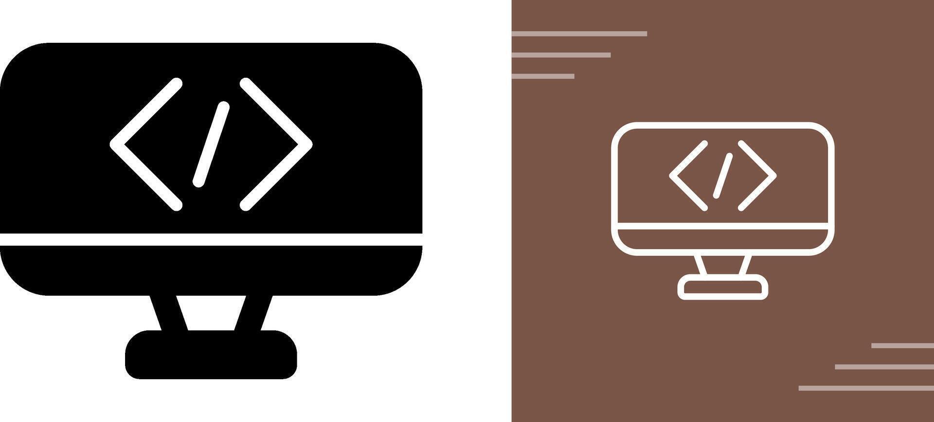 Coding Vector Icon