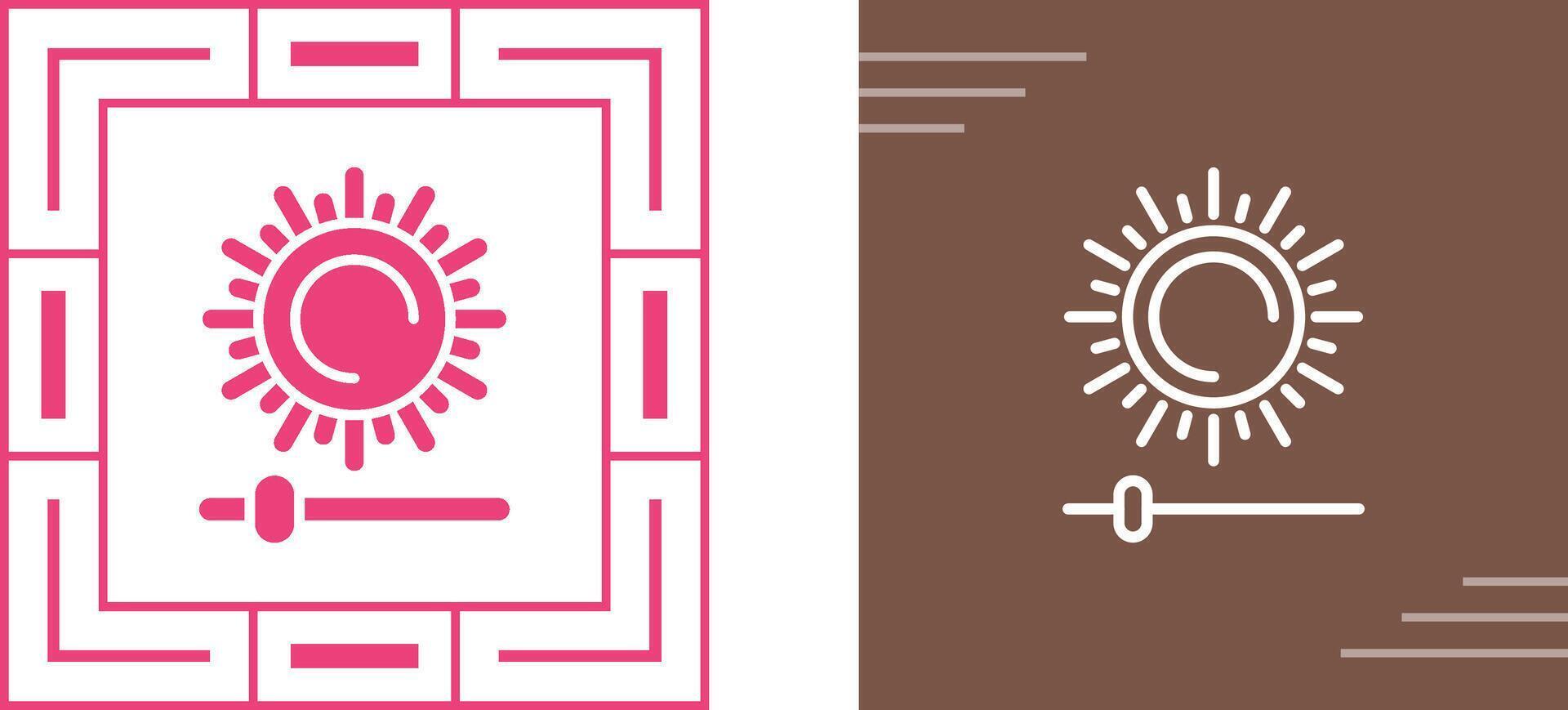 Brightness And Contrast Vector Icon