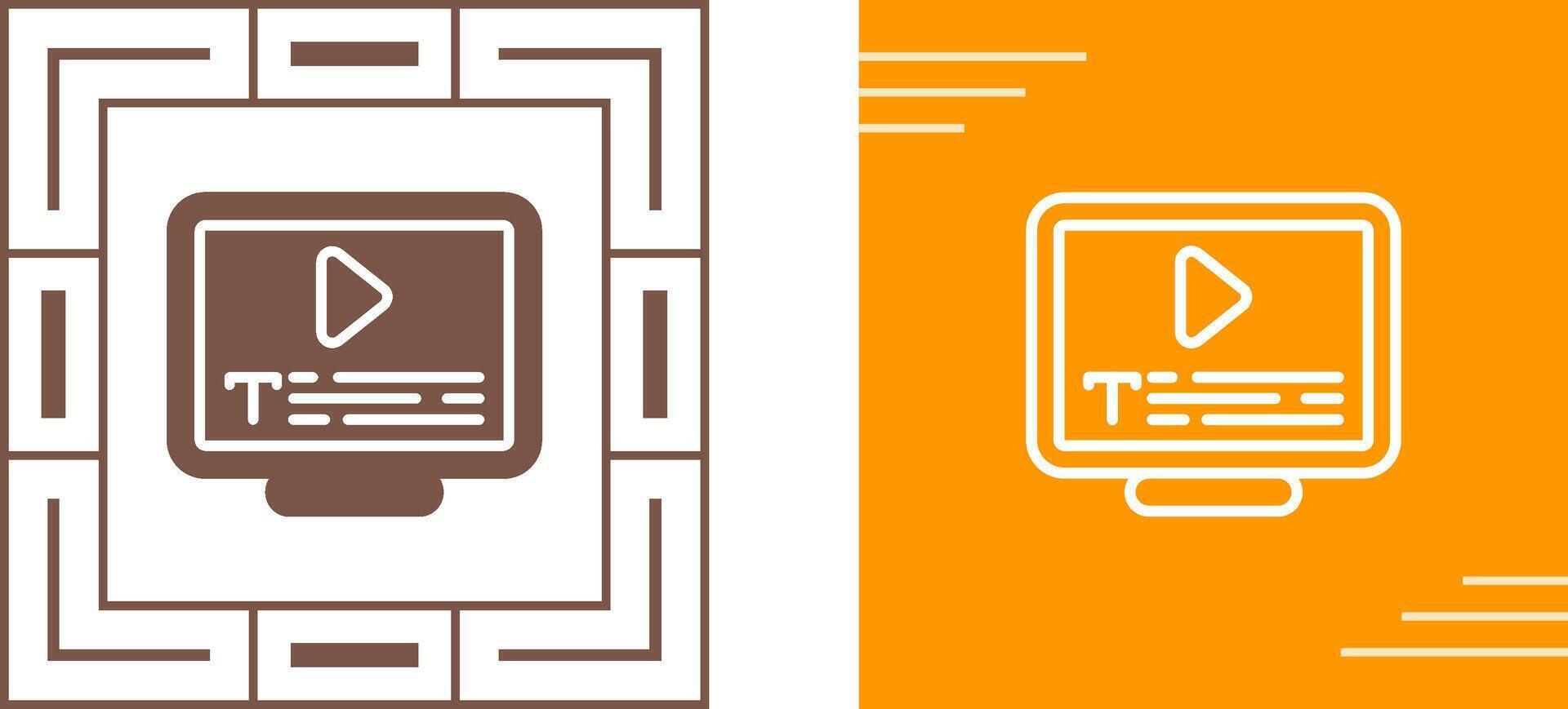 Subtitles Vector Icon