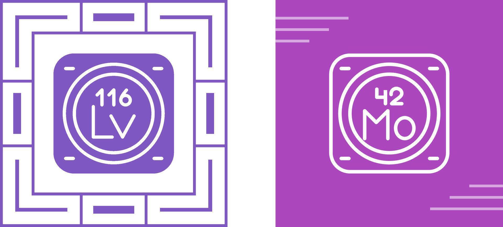 Unique Two Icons Set vector