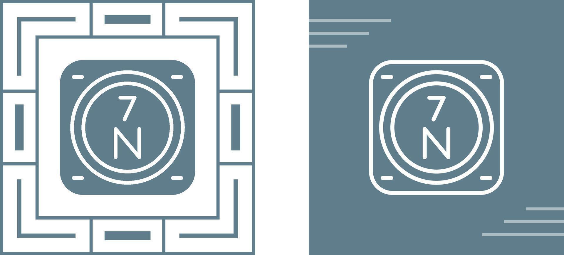 Unique Two Icons Set vector