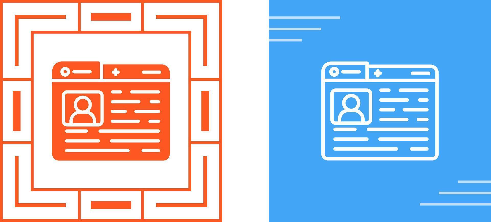 Profile Vector Icon