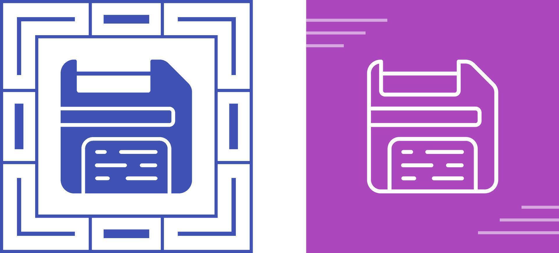 Floppy Disk Vector Icon