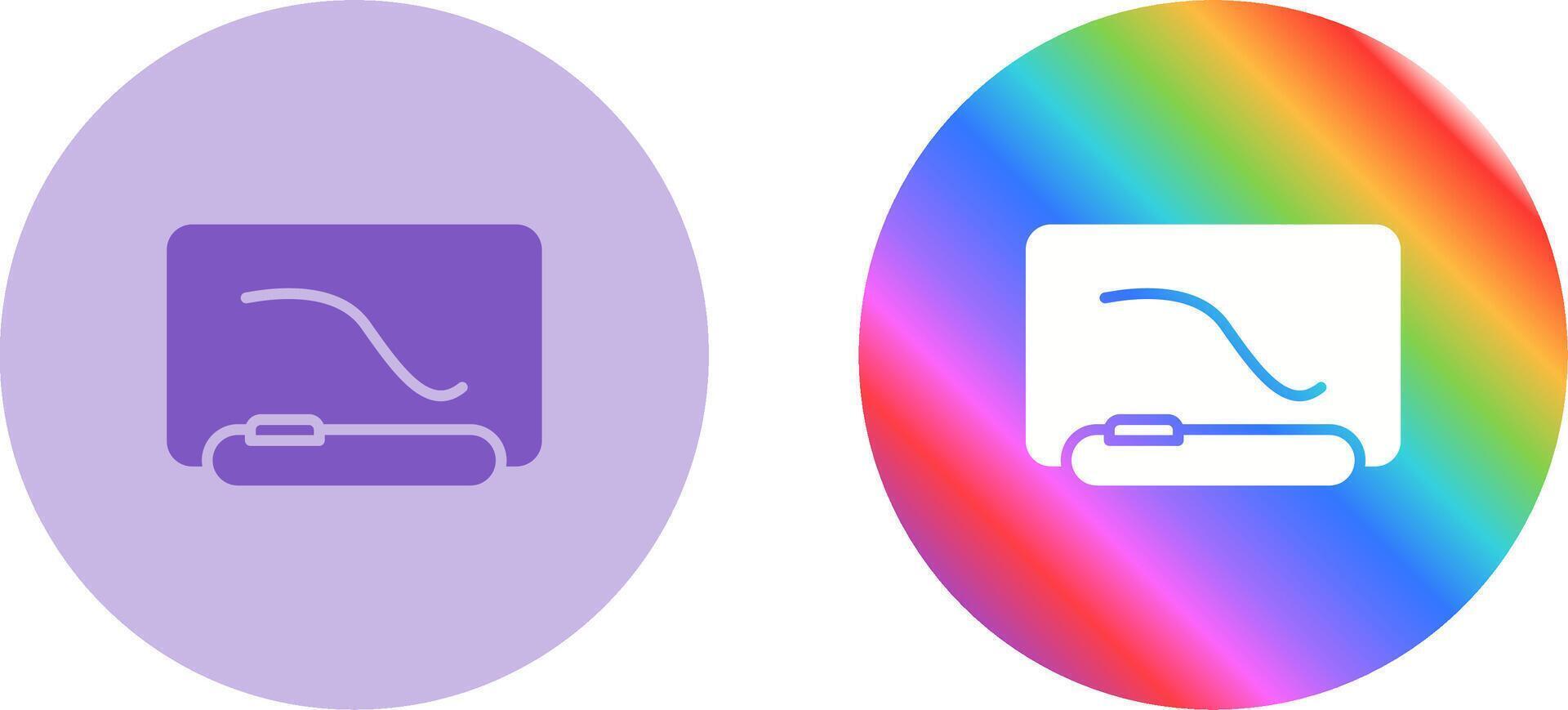 Interactive Whiteboard Vector Icon