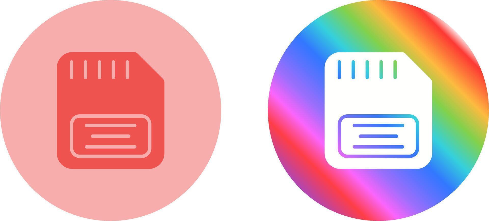 Memory Card Vector Icon