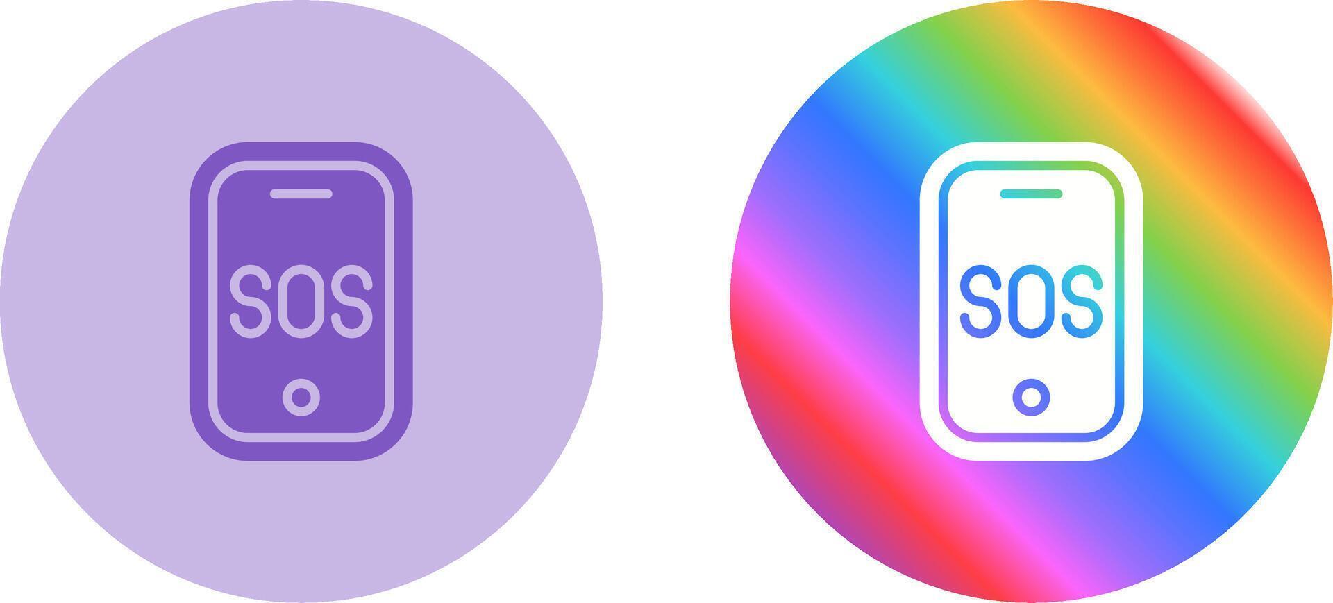 Emergency phone Vector Icon
