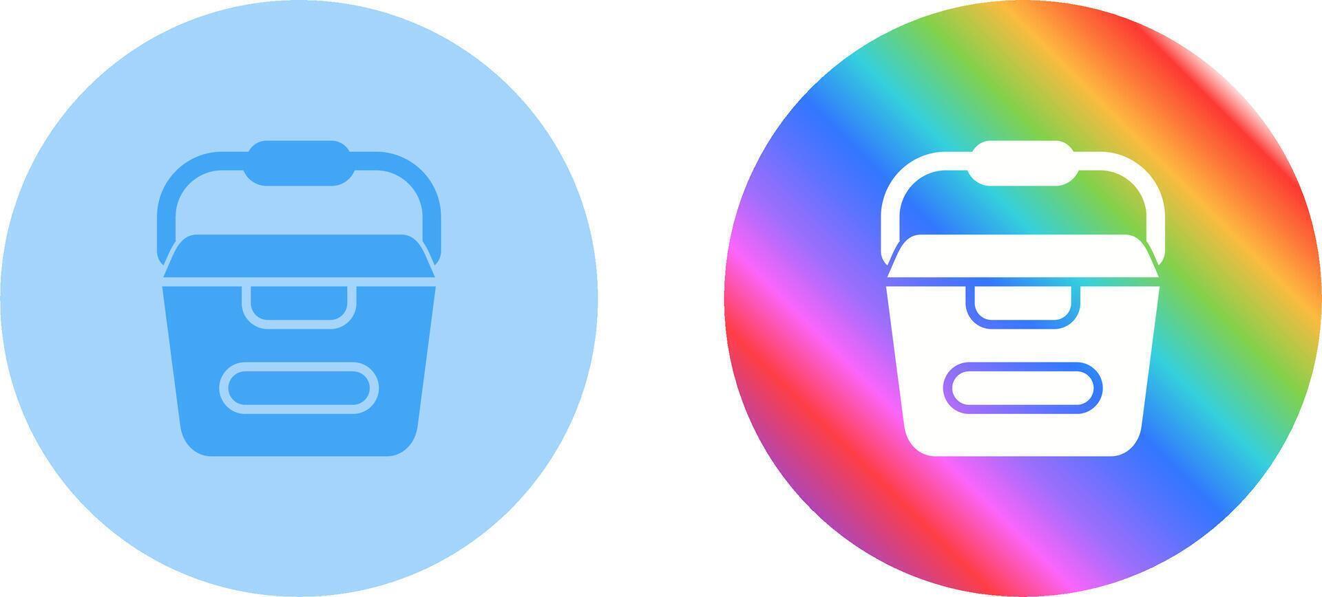 Portable water container Vector Icon