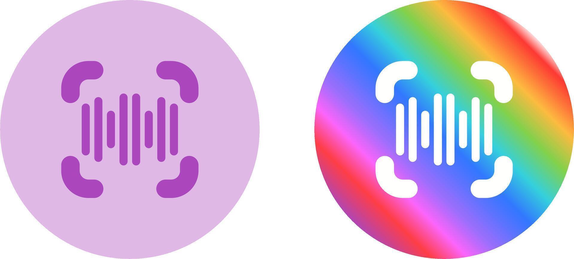 Voice Recognition Vector Icon