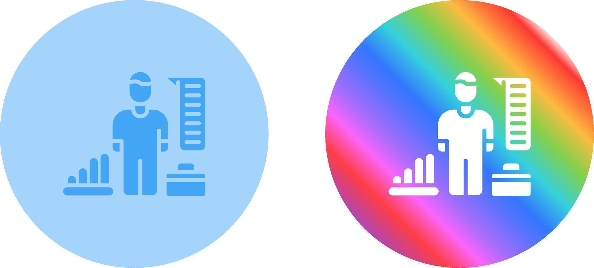 HR Analytics Vector Icon
