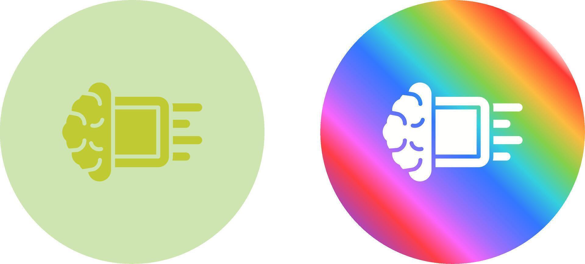 Machine Learning Vector Icon