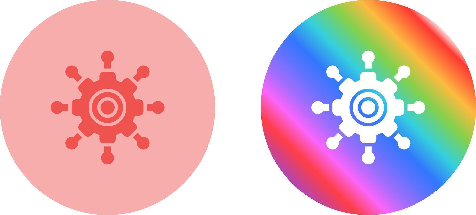 Microservices Vector Icon