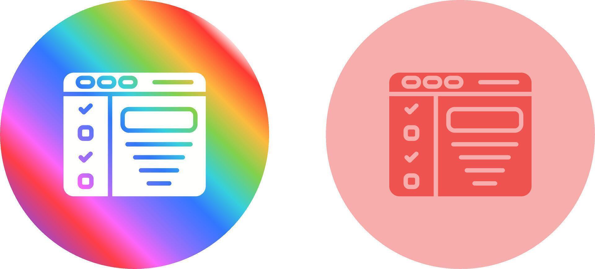 Design Brief Vector Icon