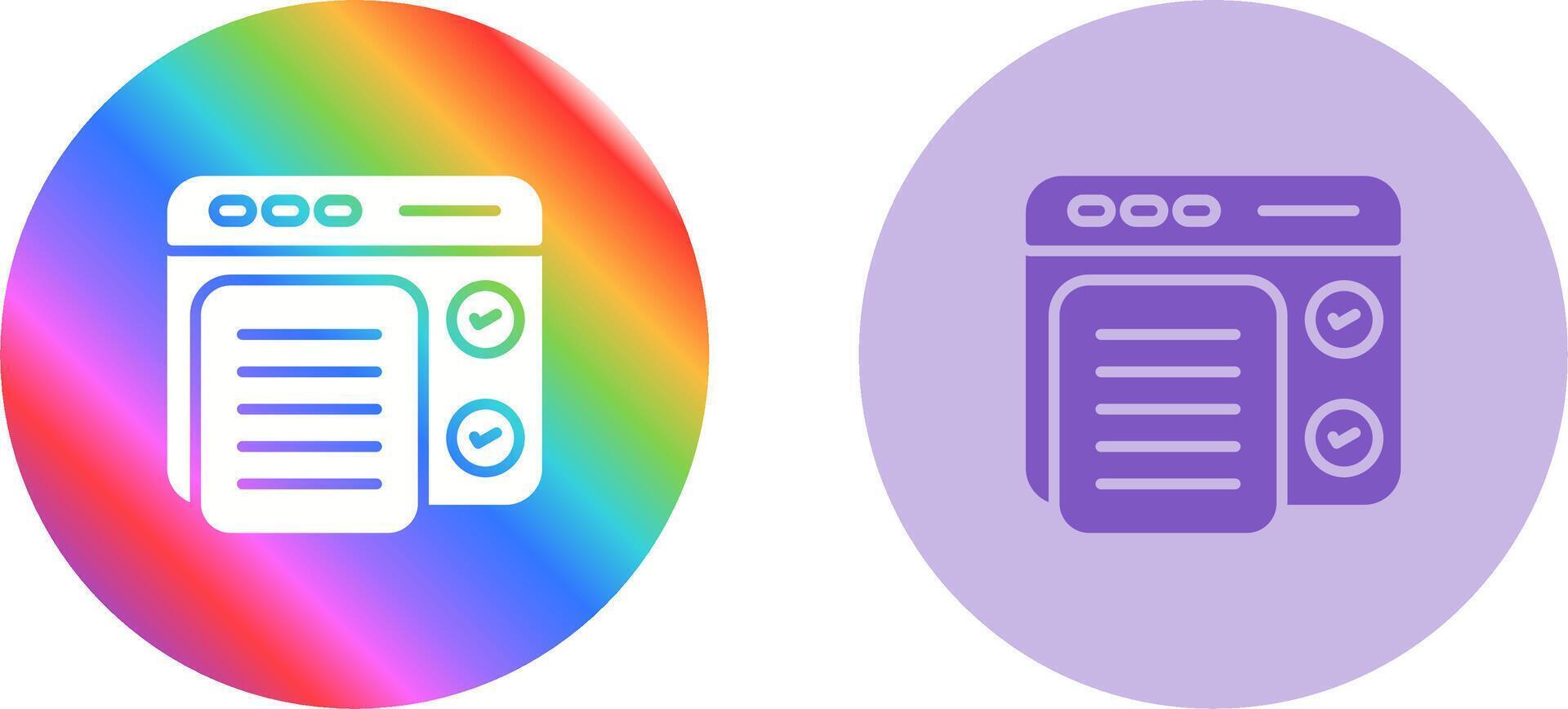 Concept Testing Vector Icon