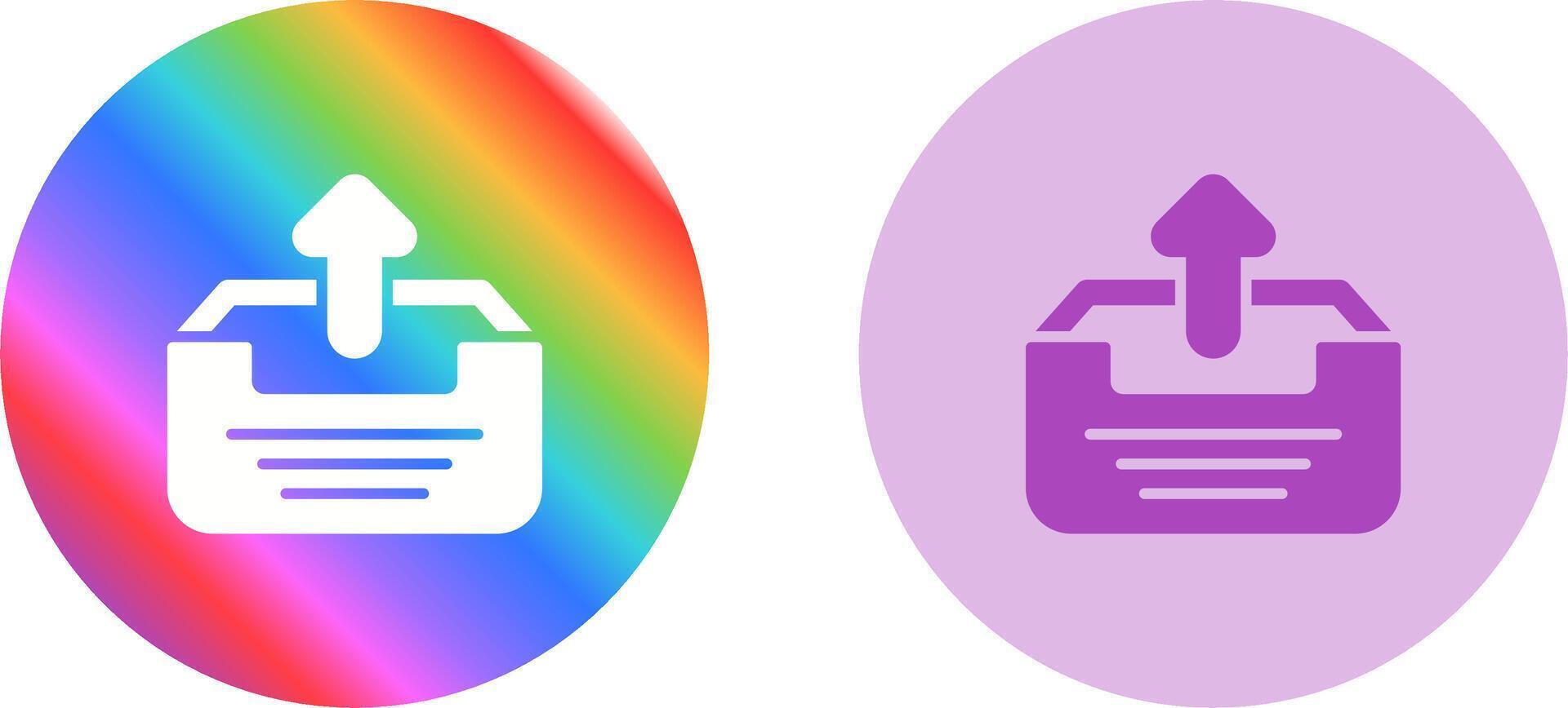 Outbox Vector Icon
