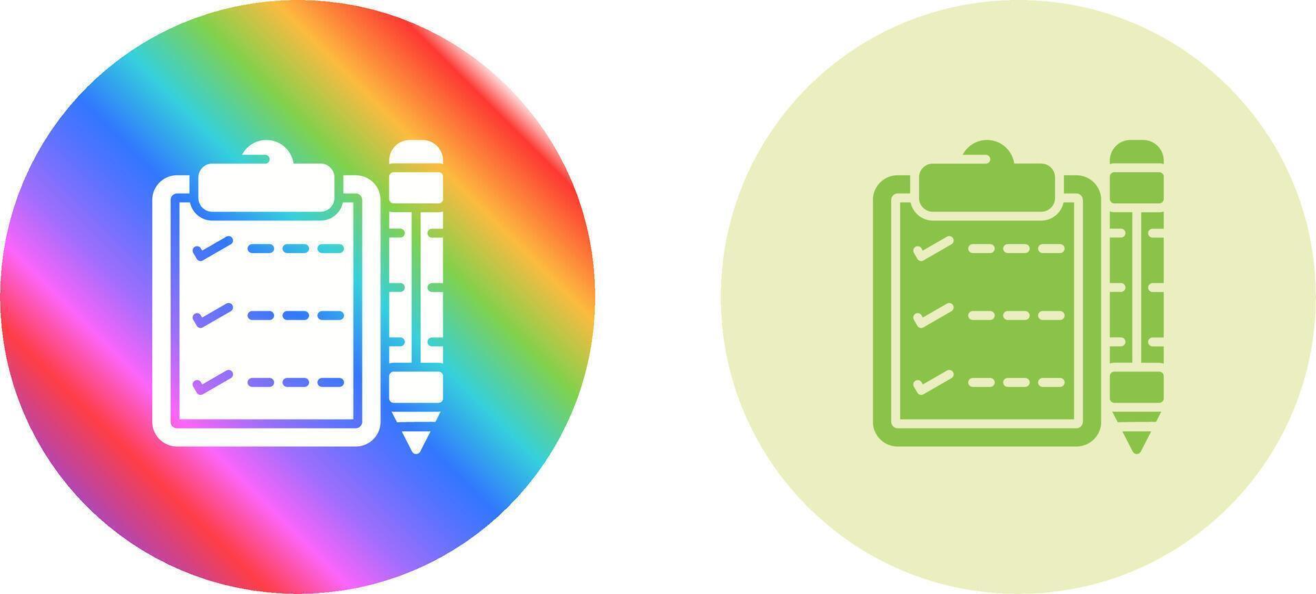 Writing pad Vector Icon