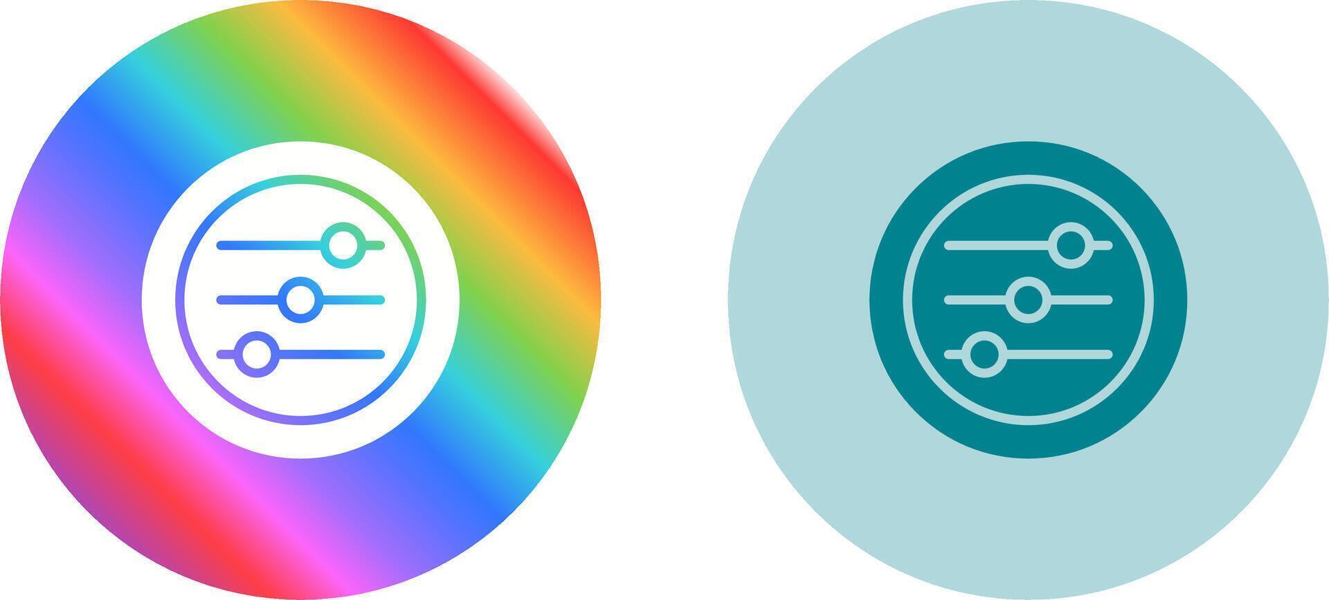 Settings Sliders Vector Icon
