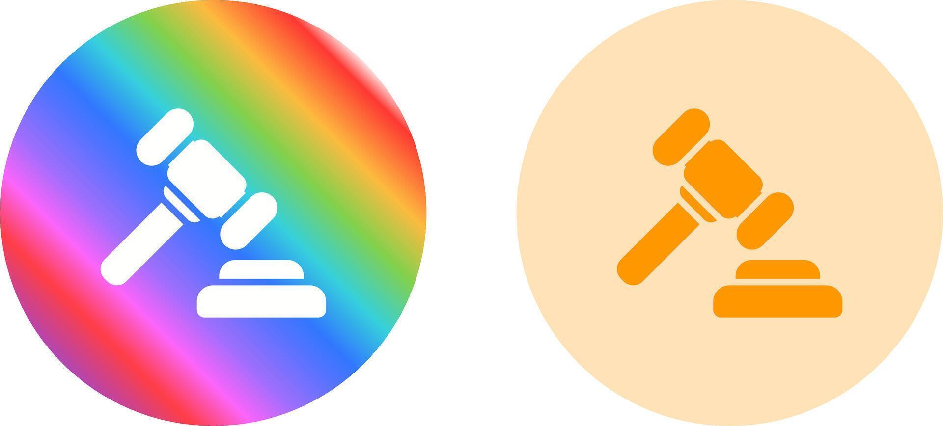 Gavel Vector Icon