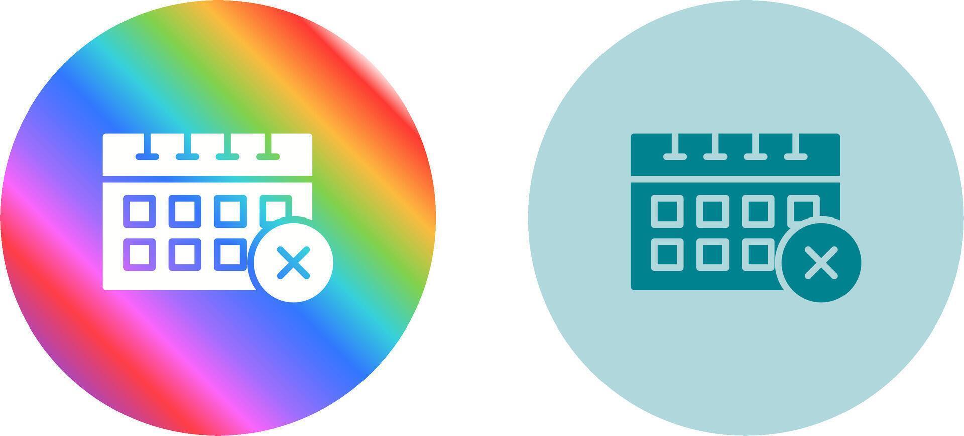 Canceled Vector Icon