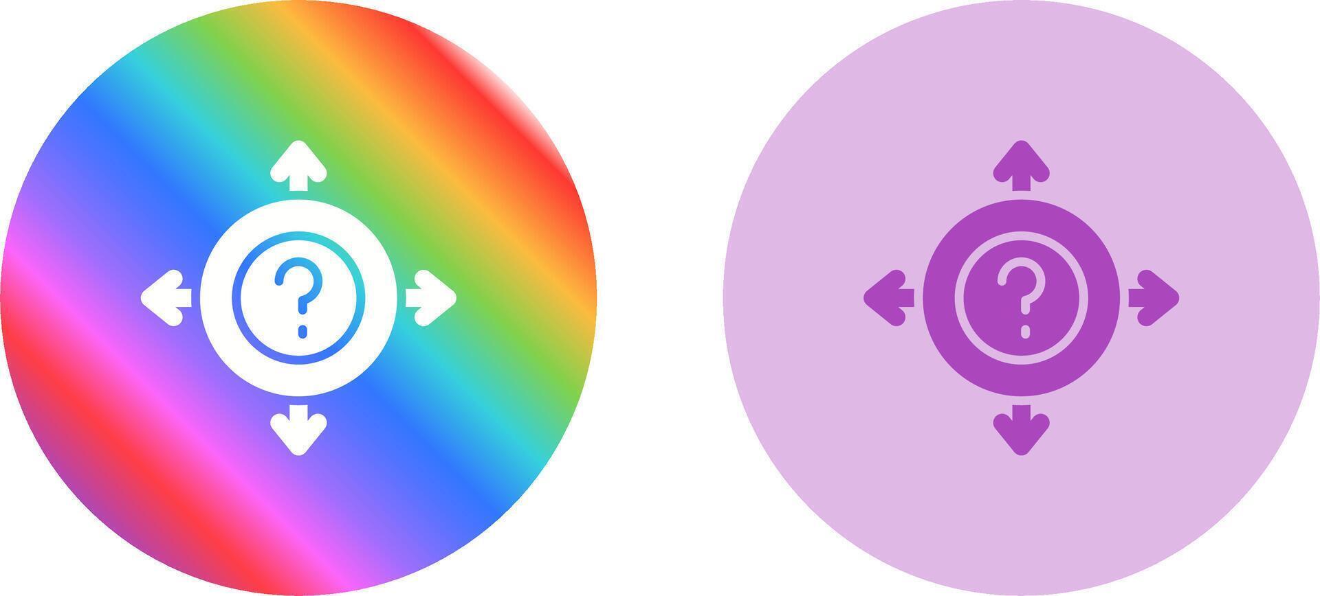 Uncertainty Vector Icon
