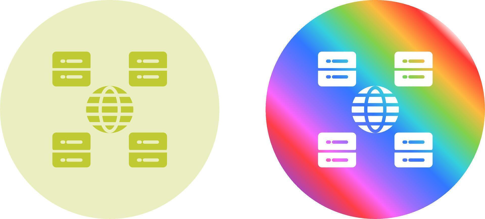 Content Delivery Network Vector Icon