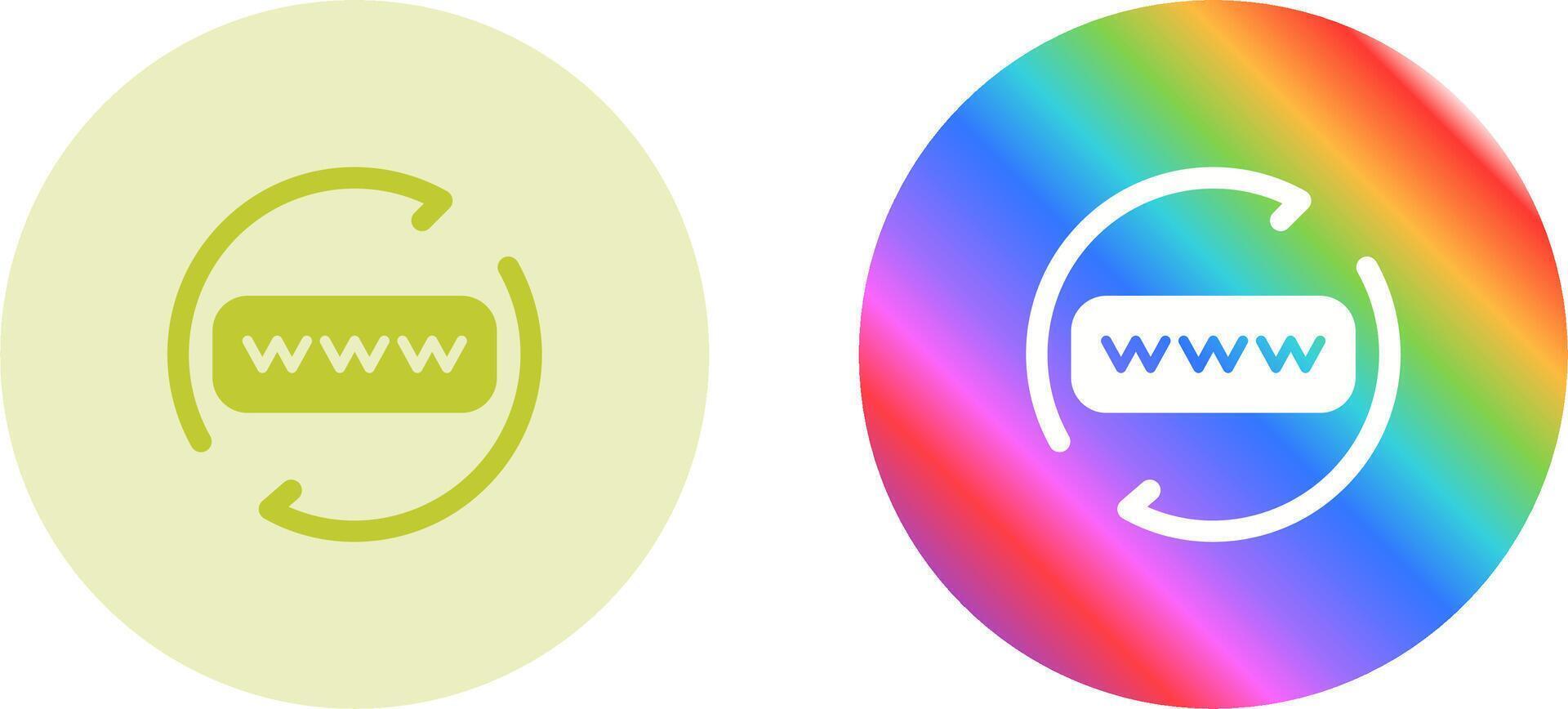 Domain Renewal Vector Icon