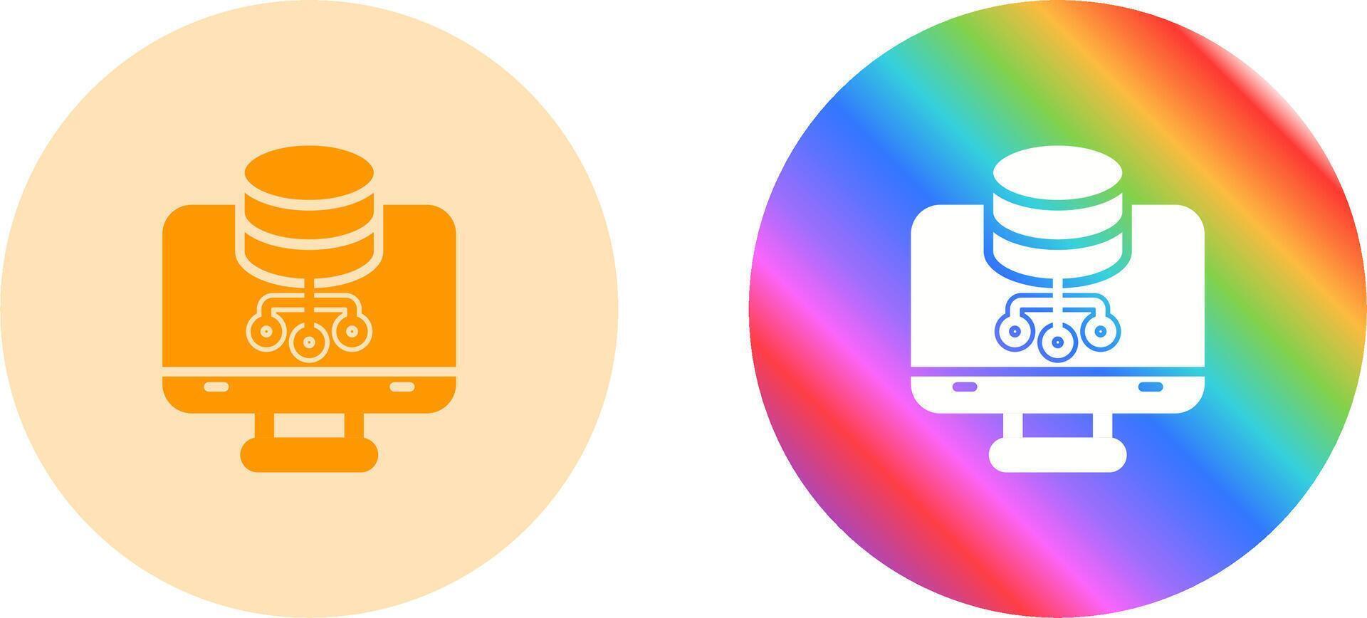 Database Management Vector Icon