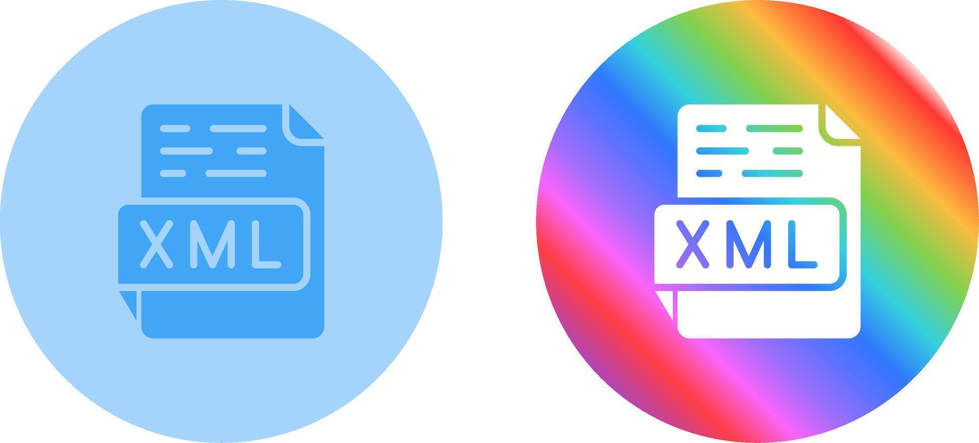 XML Vector Icon